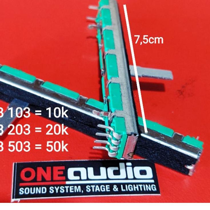 ⚡COD⚡ Potensio Geser 7.5 cm fader mixer 10k B103 original Mixer Yamaha Behringer soundcraft Mackie A