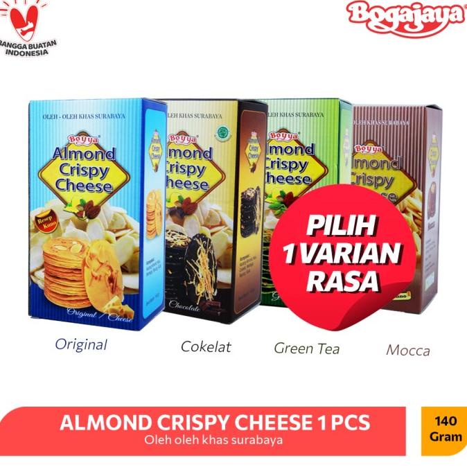 

DISKON Almond Crispy Cheese Khas Surabaya Boyya 140 Gram