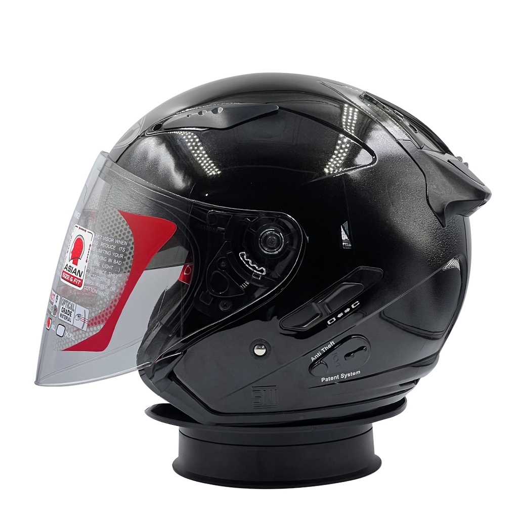 Helm KYT Galaxy Slide Flat R Solid Black