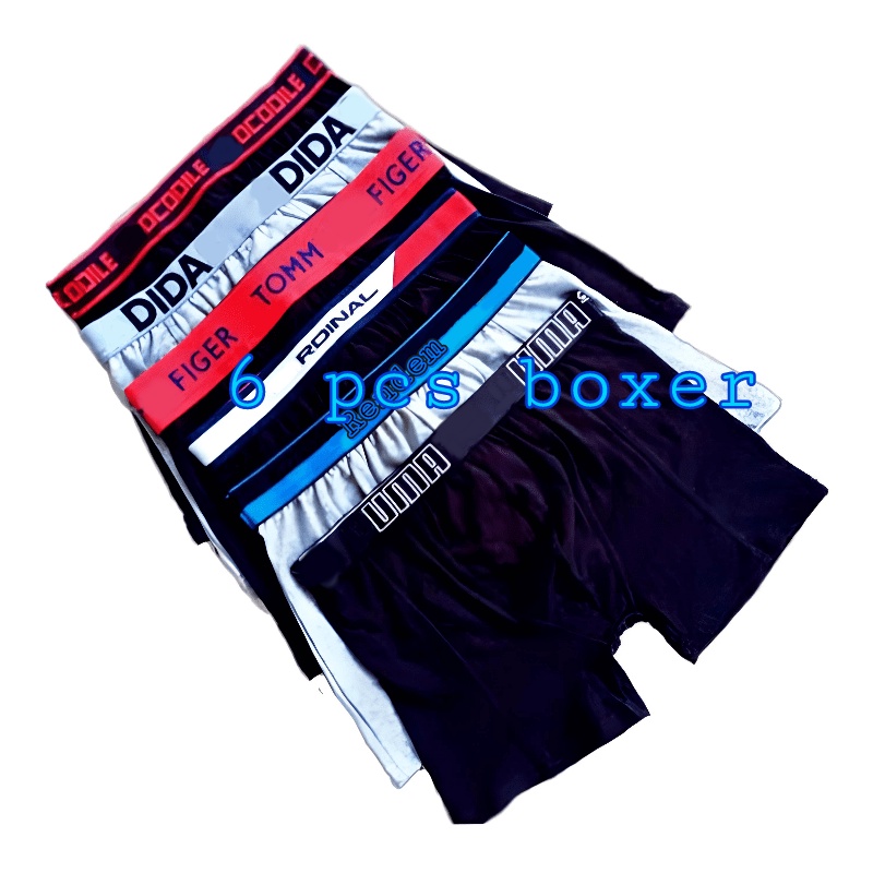 Craider-Celana Dalam Pria Boxer isi 6 pcs