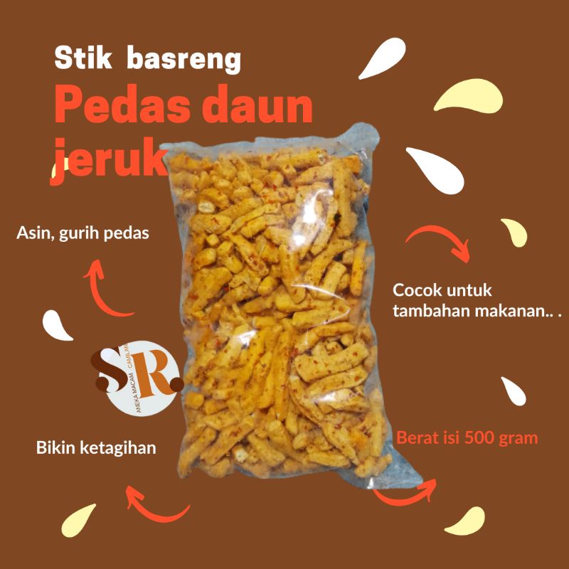 

stik basreng pedas daun jeruk 500grm