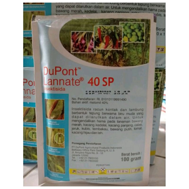 Dupont lannate biru 40 sp 100 gram