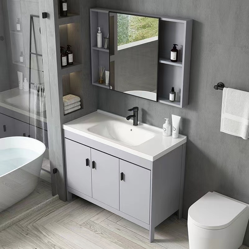 Lemari kamar mandi/lemari kamar mandi (101cm * 48cm * 81cm)/lemari kamar mandi Eropa/lemari wastafel