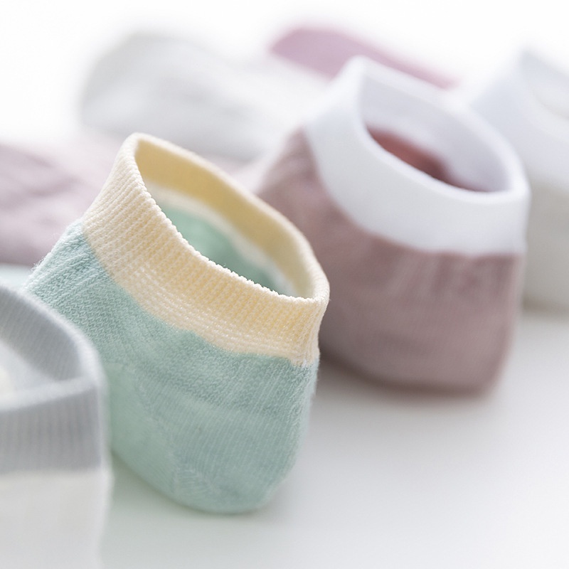 MMM Kaos Kaki Pendek Semata Kaki Wanita 6665 Motif Polos Style Fashion Korea Women Sock Kaos Import Murah