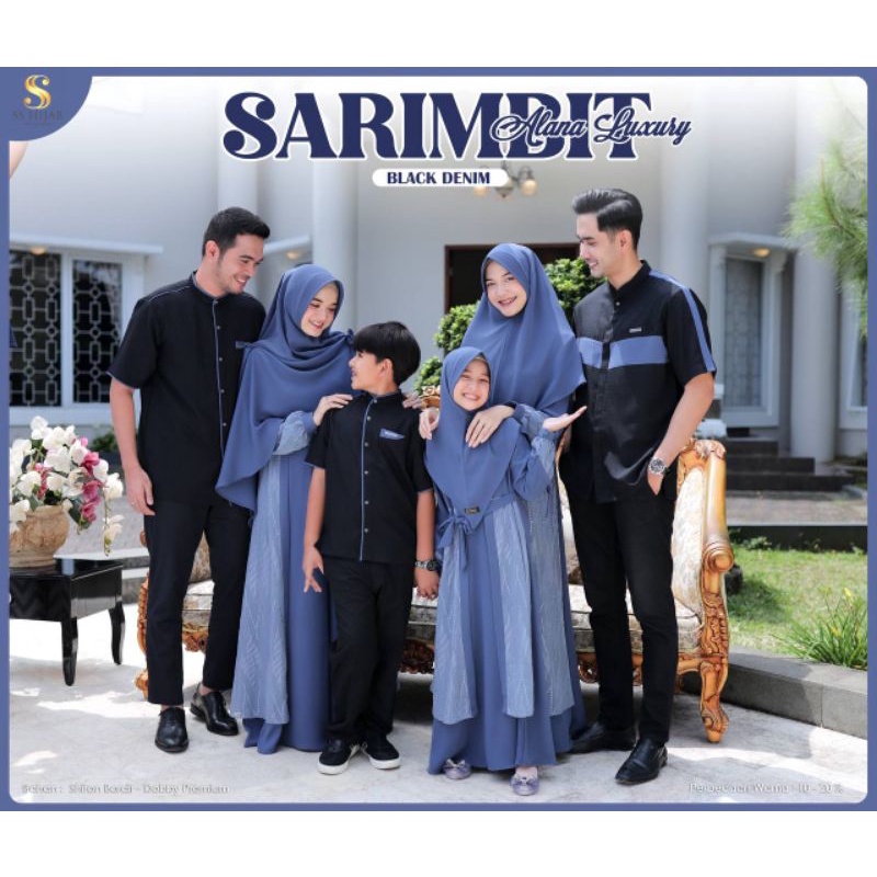 READY STOK SIAP KIRIM SS HIJAB ALANA LUXURY/ SARIMBIT KELUARGA/ SARIMBIT LEBARAN/ COUPLE KELUARGA/ G