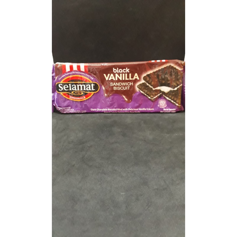 

SELAMAT BISCUIT SANDWICH BLACK VANILLA 102GR