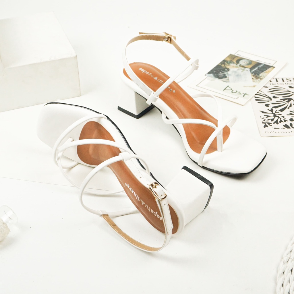 Sepatu Dinara - Lysandra Sandal Wanita Heels / Hak 5 Cm