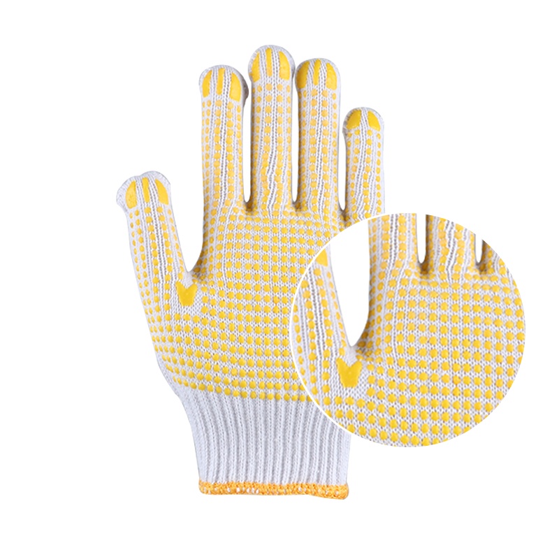 Sarung Tangan Safety Gloves Bintik Polkadot untuk Kerja