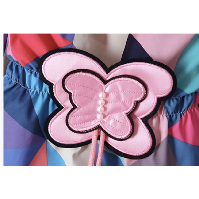 babyfit [2-8thn] BUTTERFLY MAZE jacket hoody panjang anak trench coat semi parachute zg-0325