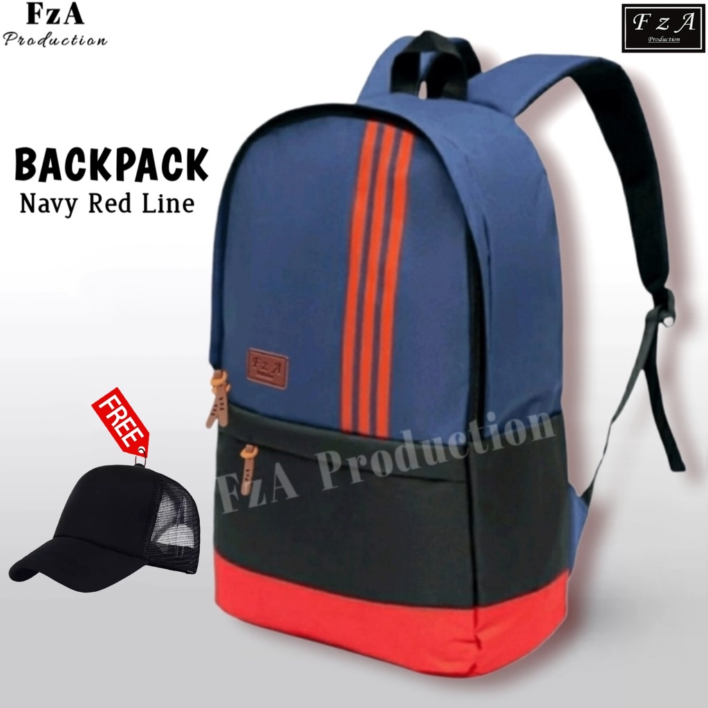 FzA Official - Tas Ransel Punggung Distro Casual Pria Wanita / Tas Ransel Laptop Backpack Original - NRLTP