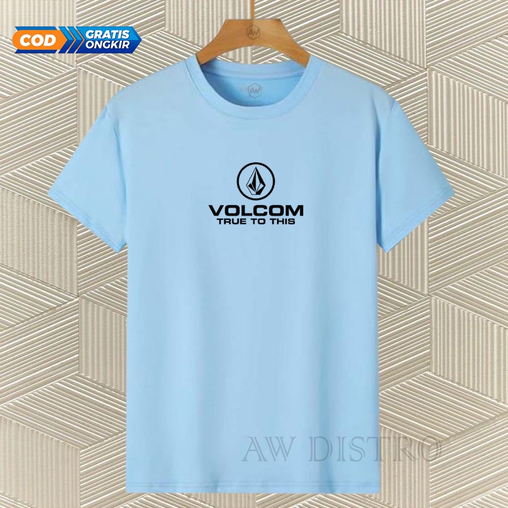 COD Baju Kaos Distro Vcm Text Hitam Premium Quality Lengan Pendek