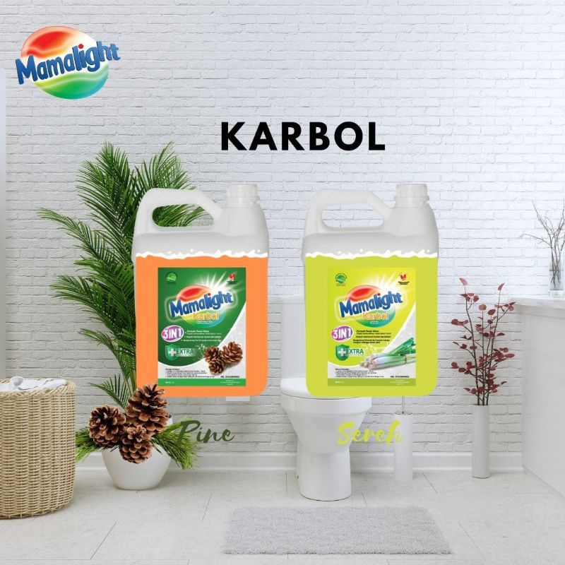 Karbol Pembersih Lantai 5 liter MamaLight