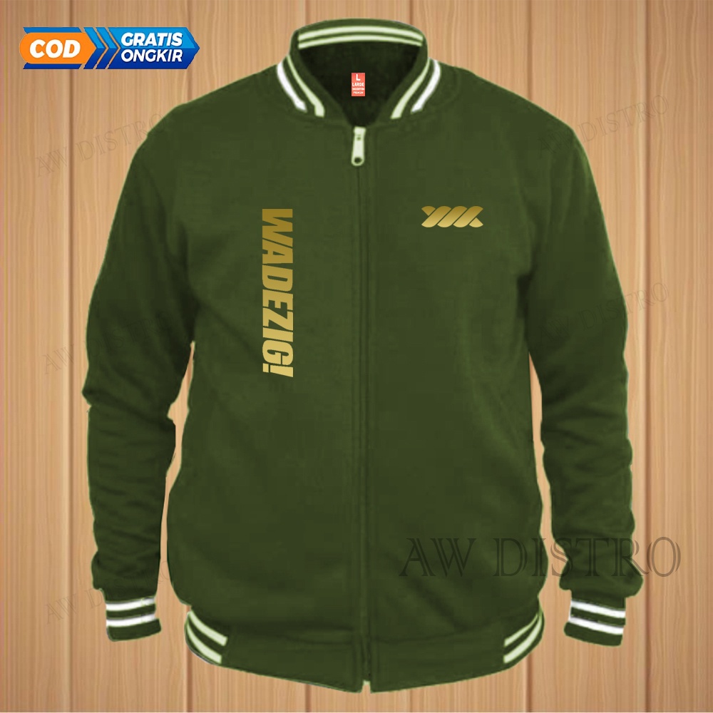 COD Jaket Baseball Varsity Distro Wdg Kirka Text Gold Premium Quality