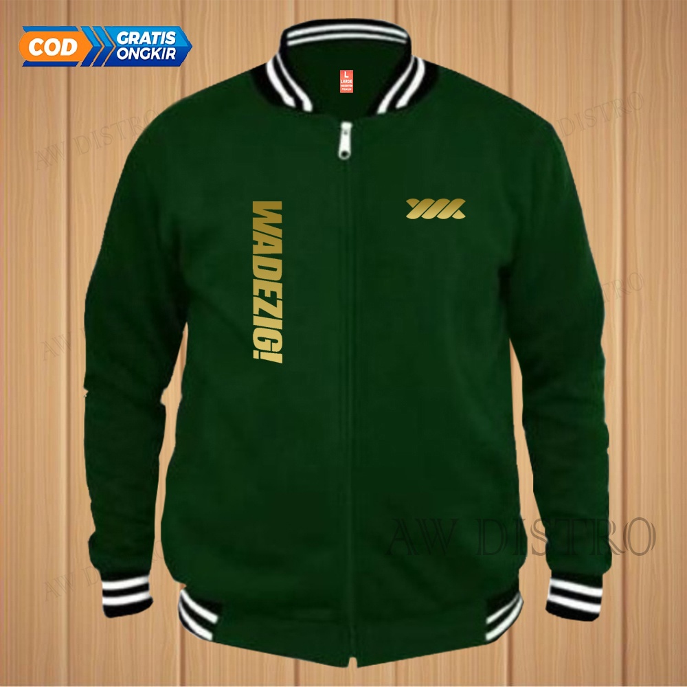 COD Jaket Baseball Varsity Distro Wdg Kirka Text Gold Premium Quality