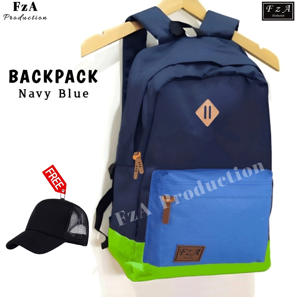 FzA Official - Tas Ransel Gendong Laptop Distro Sekolah Kuliah Pria Wanita Backpack Murah Original Tas Punggung Laptop - NBFTP