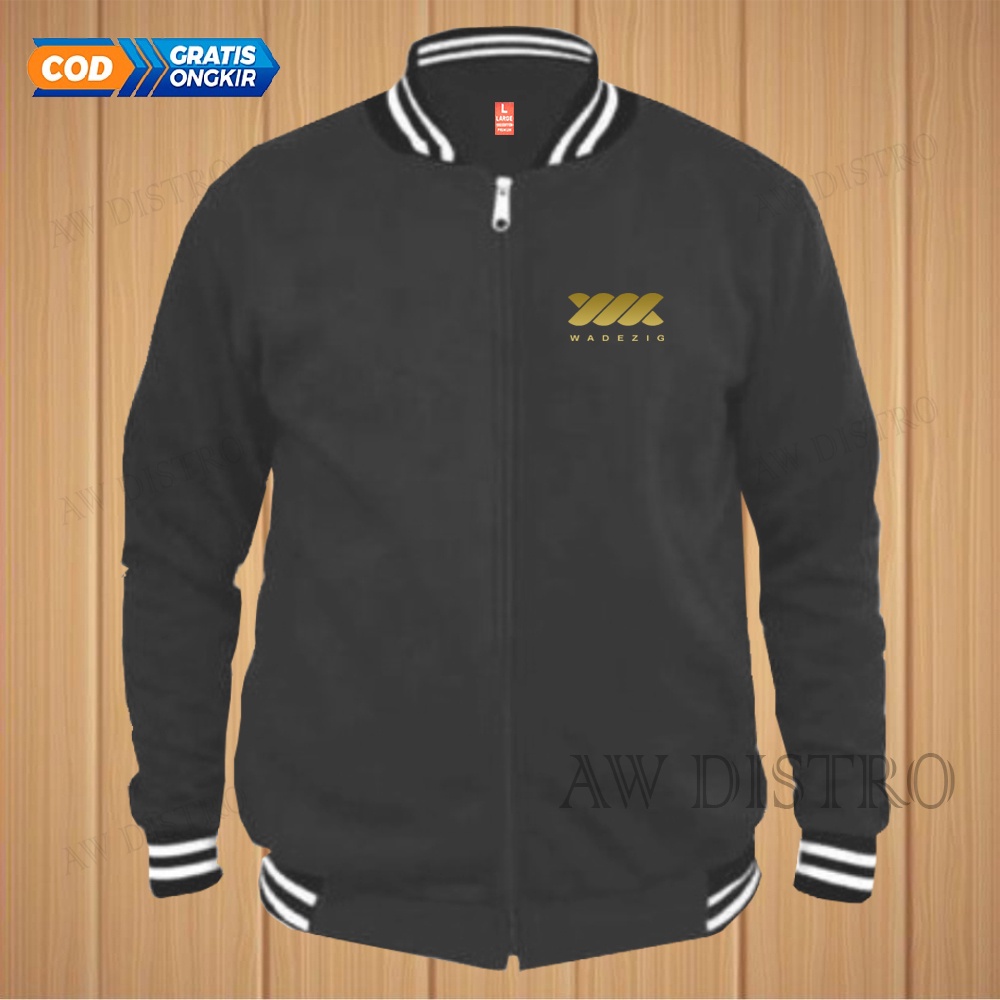 COD Jaket Baseball Varsity Distro WDG Text Gold Premium Quality