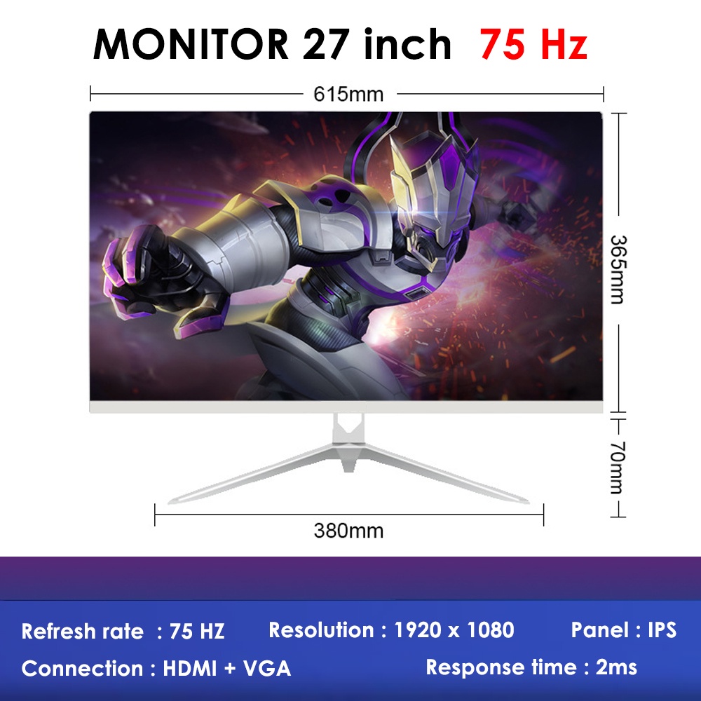 Monitor Gaming IPS Gaming monitor FULL HD FHD 24 inch 27 inch 32 inch 75 HZ