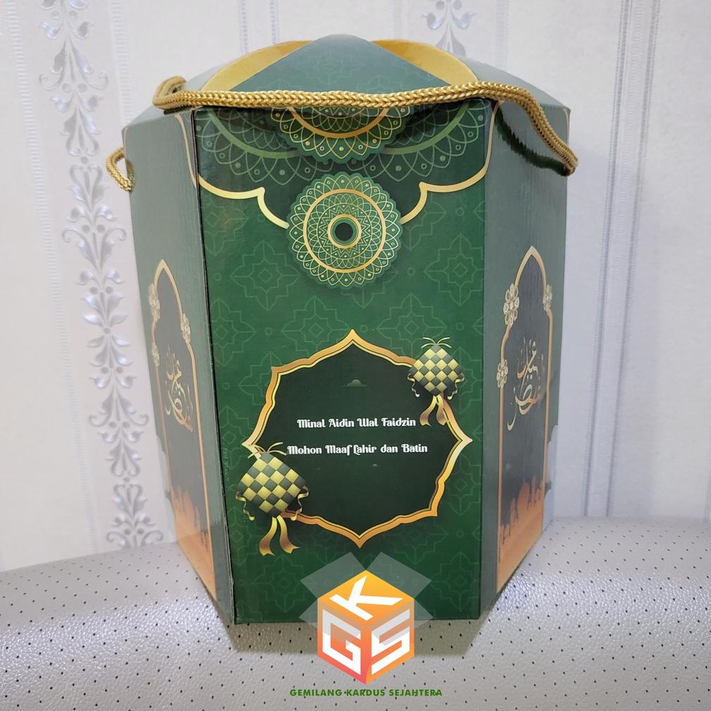 10Pcs Box Idul Fitri Box Toples 500Gr 350Gr Box Hampers Idul Fitri Box Kue Kering Kotak Kue Lebaran 