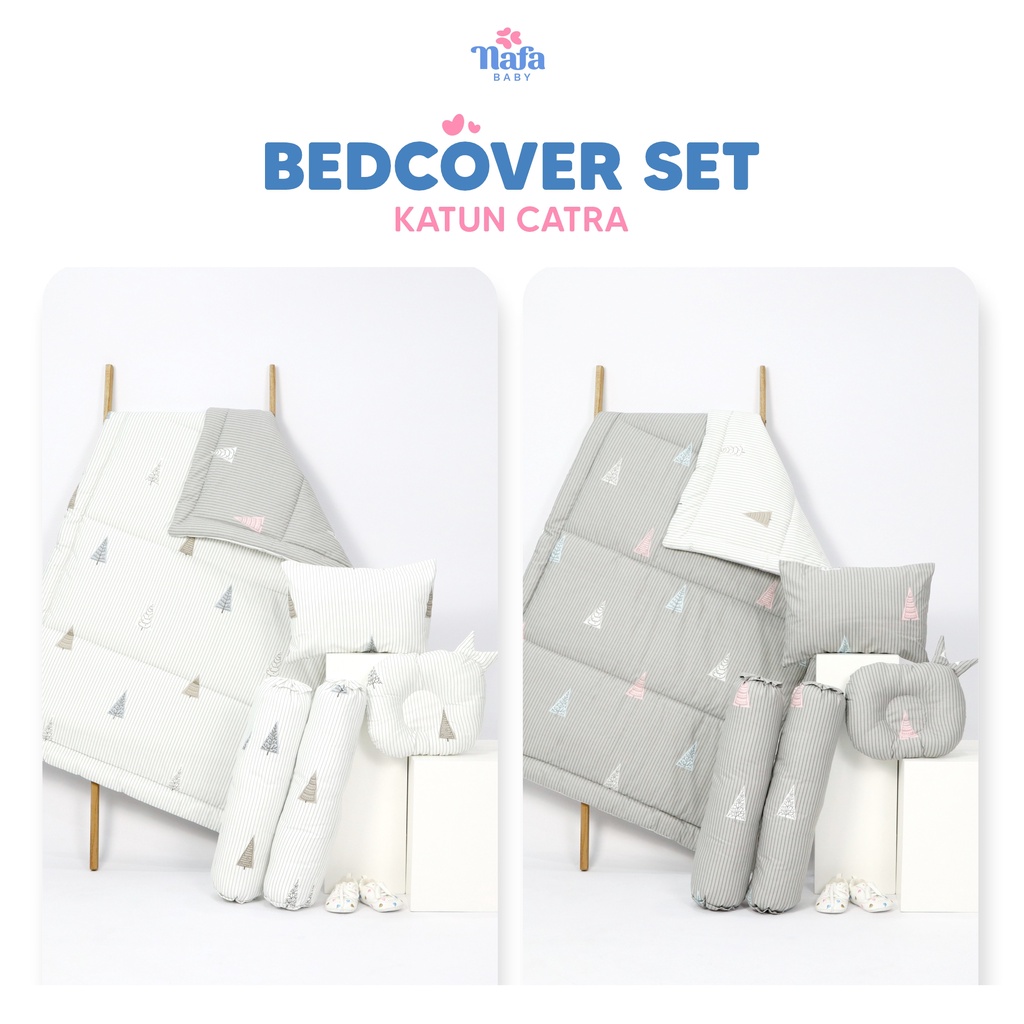 NAFA BABY - Bedcover Bayi Alas Tidur Kasur Bayi Baby Nest Motif Cemara