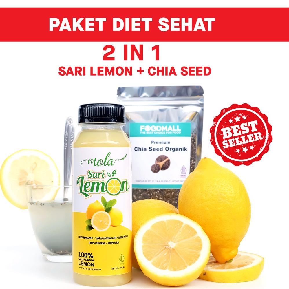 

Dijamin Ori>/ Paket Diet Sehat 2 in 1 Chia Seed & Sari Lemon