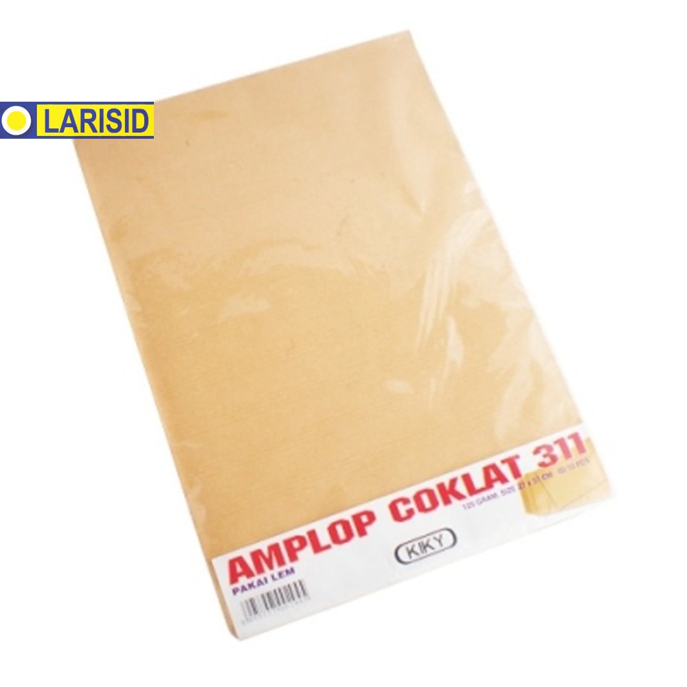 

Amplop Coklat Lem Kiky 311 10Pc
