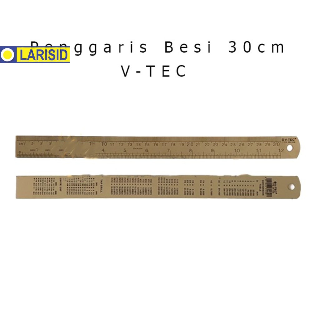 

V-Tec Penggaris Besi V-Tec 30Cm