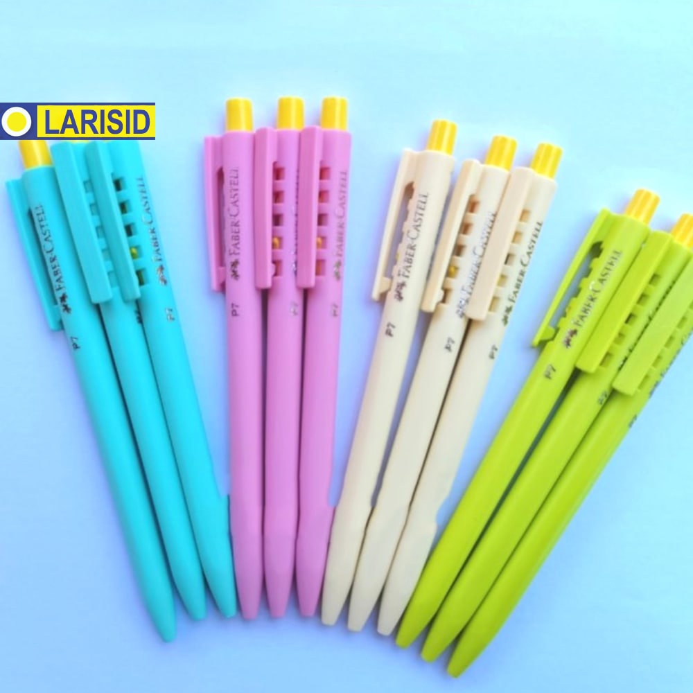

Faber Castel P7 Pen Warna Pastel 0.7Mm Hitam Pulpen Ball Pen 1Pcs
