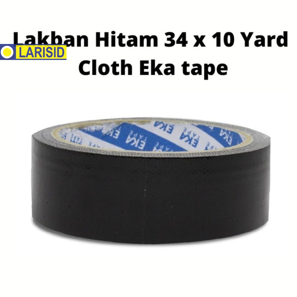 

Lakban Hitam 34 X 10 Yard Cloth Eka Tape