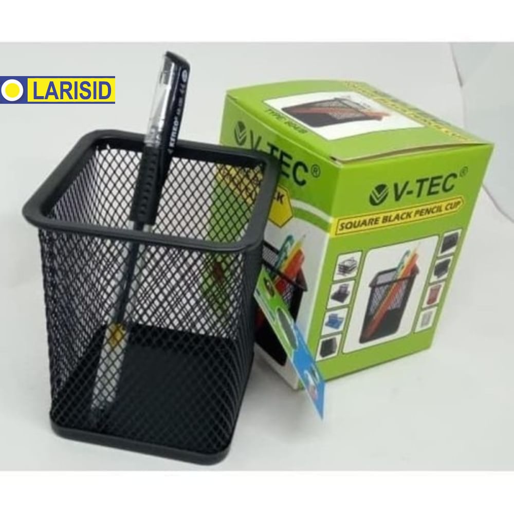 

V-Tec Desk Pen Kotak Vt 804 Black Tempat Pensil Kotak Pulpen