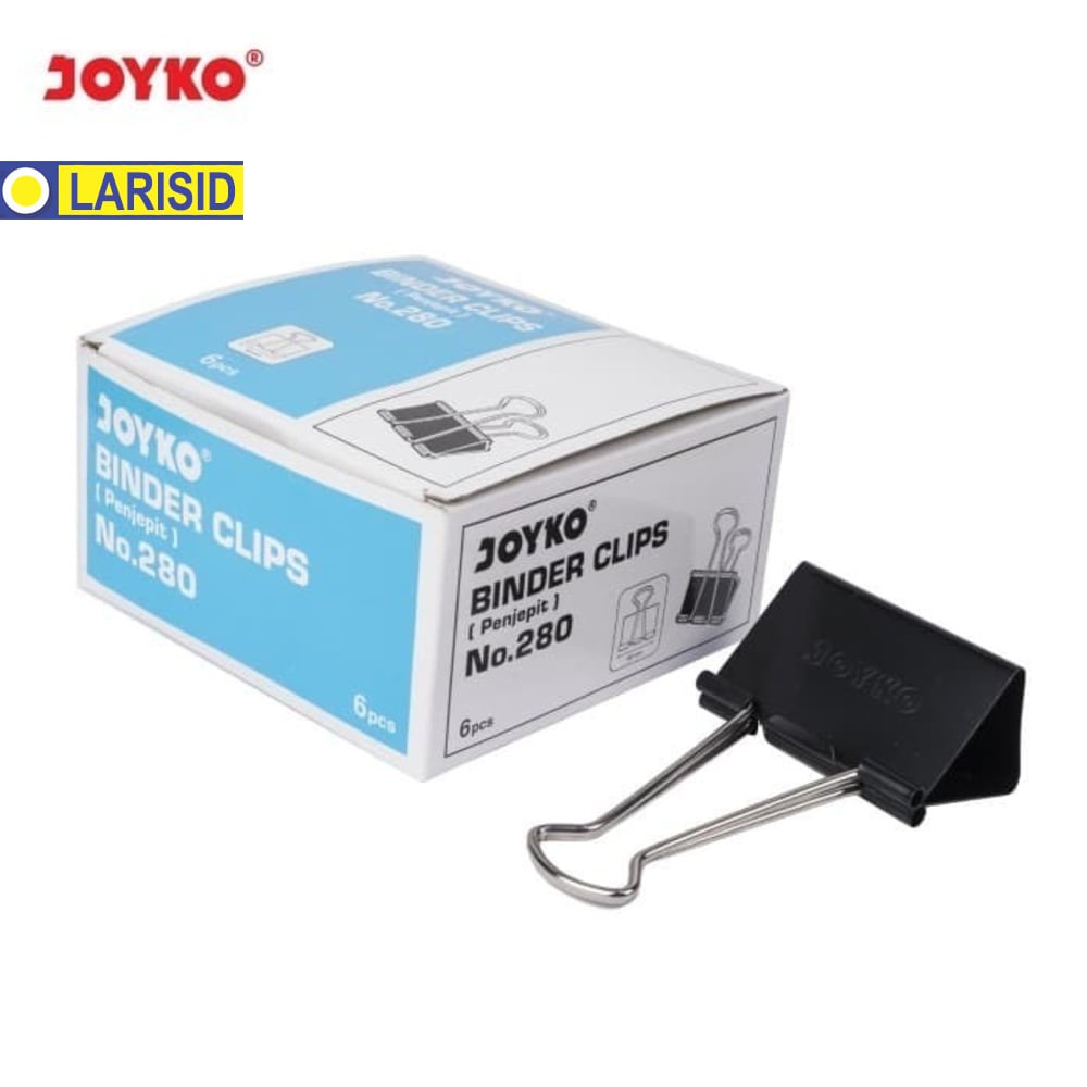 

Joyko Binder Clip Besar No 280 Clips Penjepit Klip Kertas 60Mm Satuan