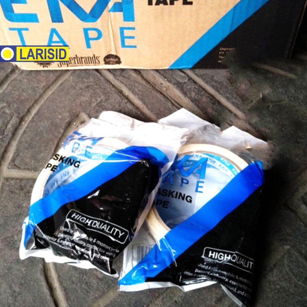 

Lakban Kertas 22 Mm X 20 Y Masking Tape 1 Inch Eka Tape