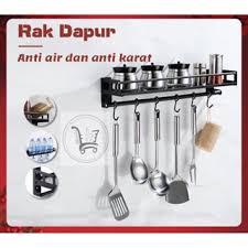 New Deals Jual Rak Bumbu Stainless/Rak Bumbu Tempel