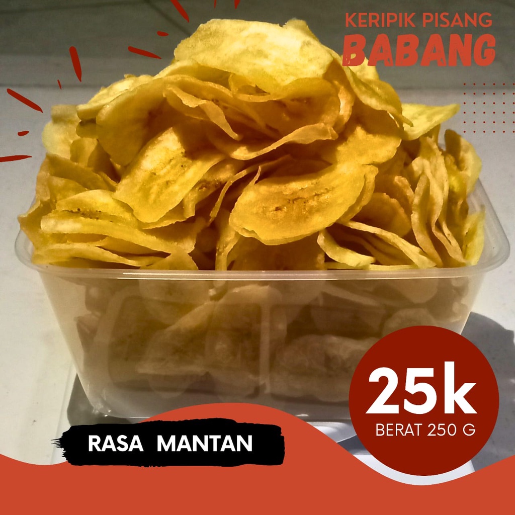 

KERIPIK PISANG BABANG RASA MANTAN 250