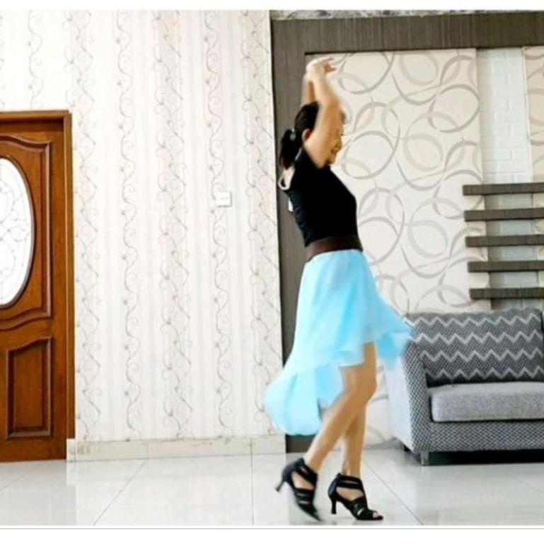 Bukan Tipu Tipu Rok line dance,rok dance skirt rok ceruty