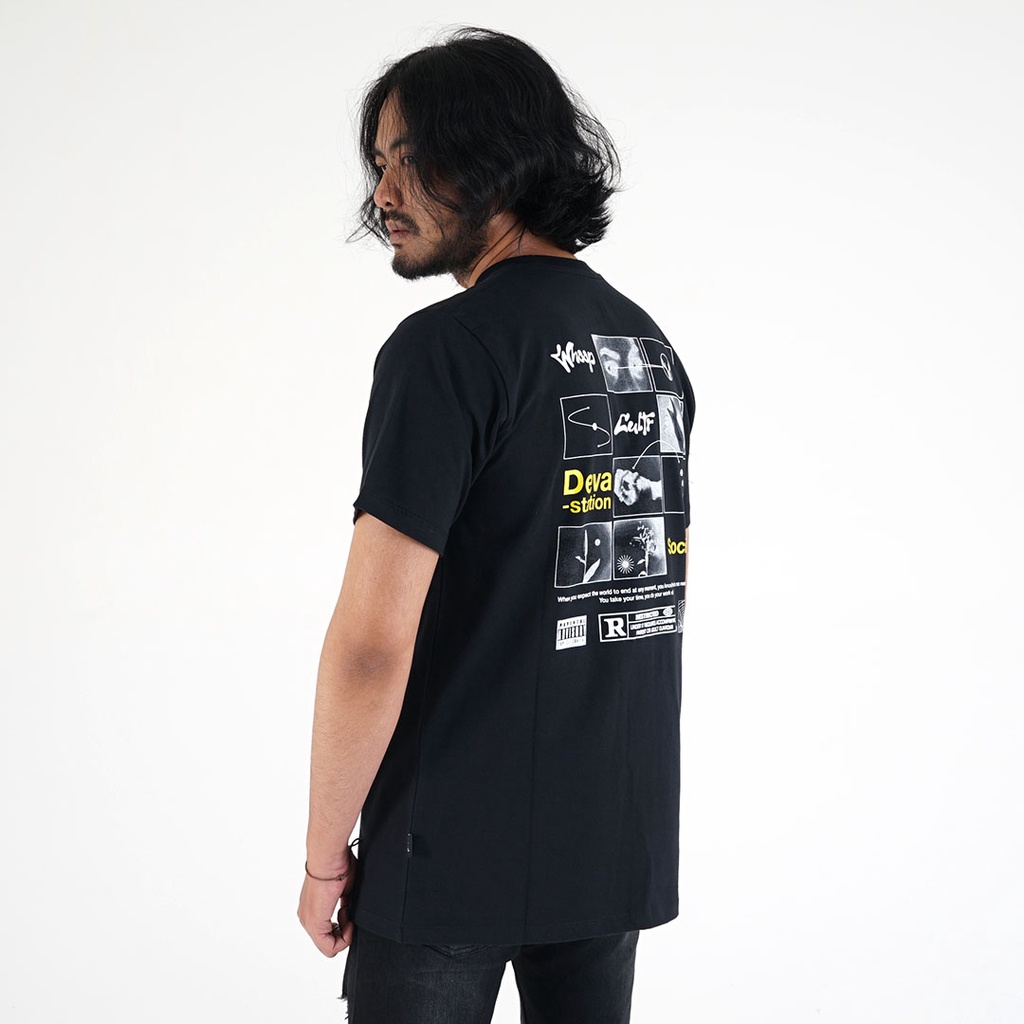 Whoopculture Tshirt &quot;Collapse&quot; Black