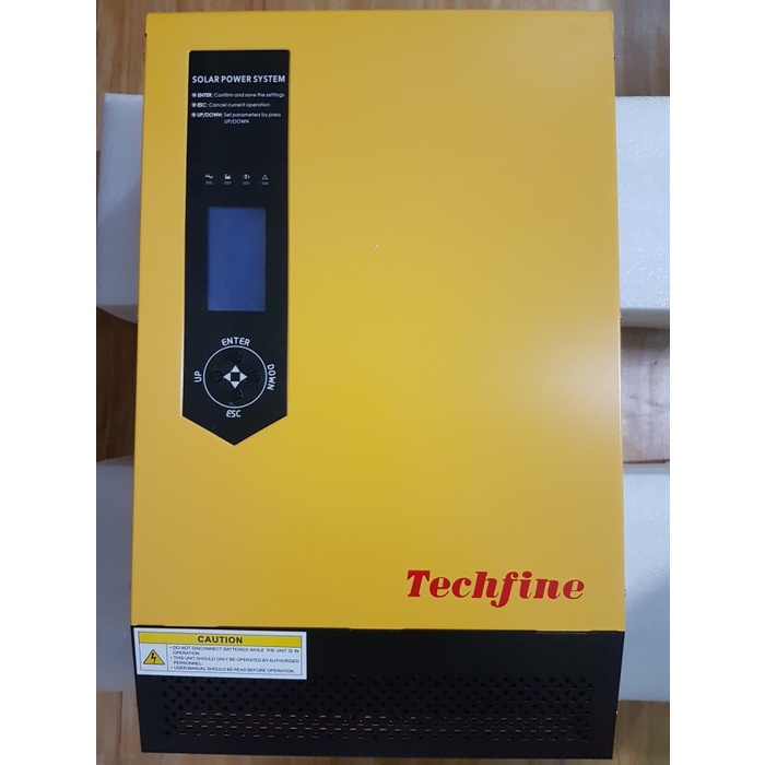 Hybrid Inverter Low Frequency 24V 2400W 3KVA Trafo Toroid MPPT 60A LF