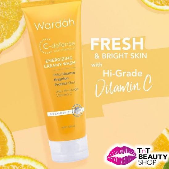Promosi Menarik Wardah C-Defense Energizing Creamy Wash | C Defense Energizing Creamy Wash