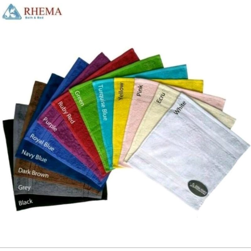 Handuk Muka Katun Rhema Premium 30 x 30 cm