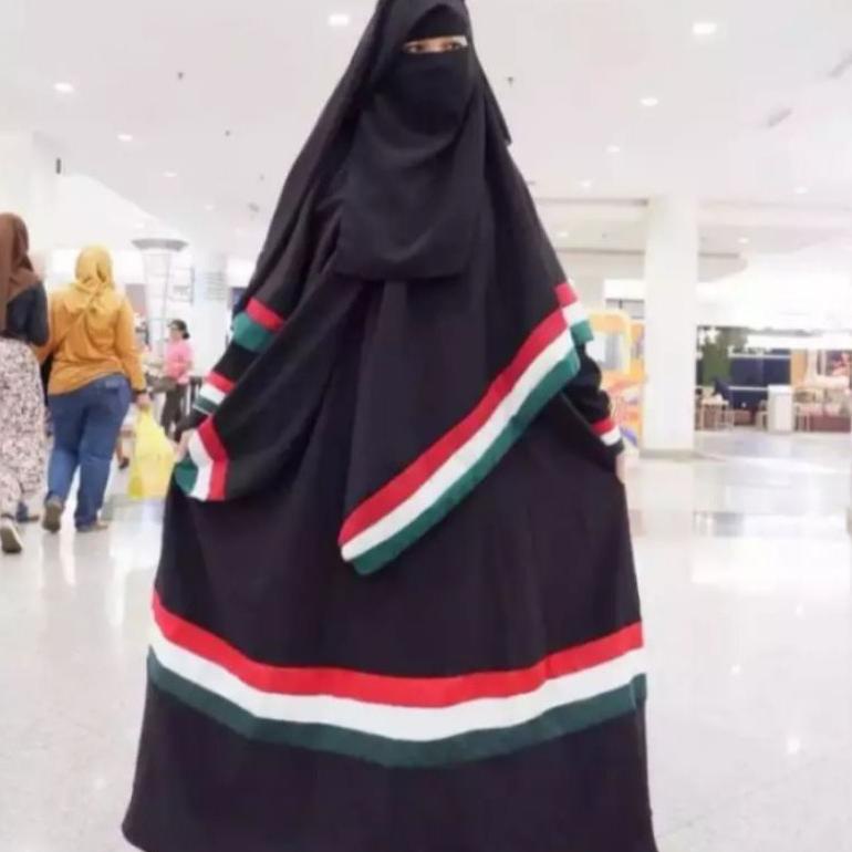 Product Terpopuler GAMIS SET PALESTINA + KHIMAR+CADAR ORIGINAL