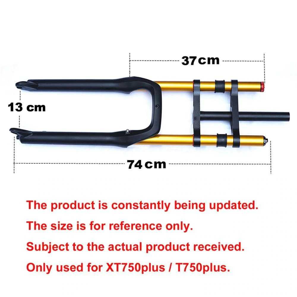 Lankeleisi Downhill Front Fork Sepeda Listrik Lankeleisi XT750 Plus - Black