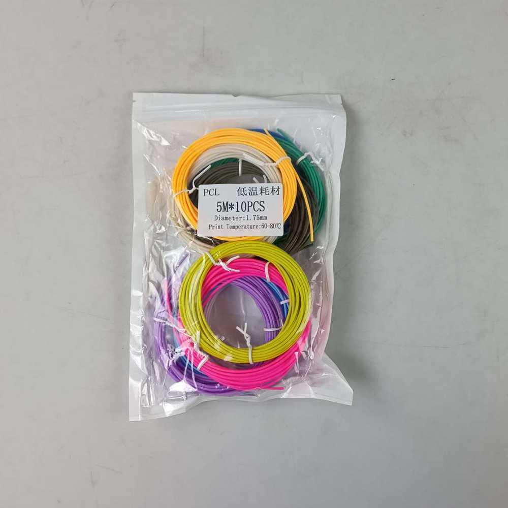 3D Pen Filaments Consumables Printing Line PCL 1.75mm 5M - SDL17 - Multi-Color