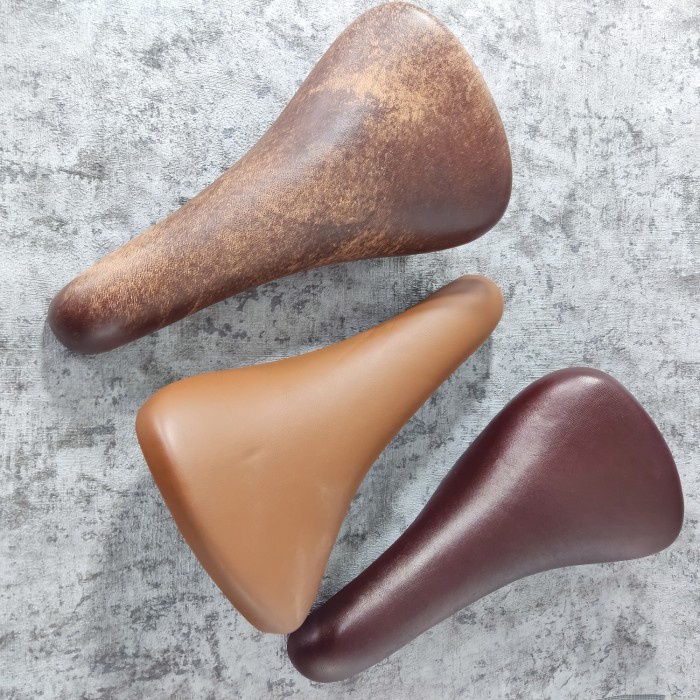 Terlaris Sadel Sepeda Desain Retro Kulit Asli Geniune Leather Saddle