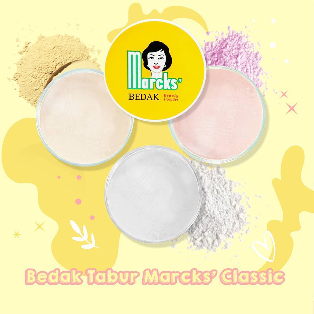 Bedak Tabur Marcks Beauty Powder 40gr // Bedak Tabur Marcks BPOM