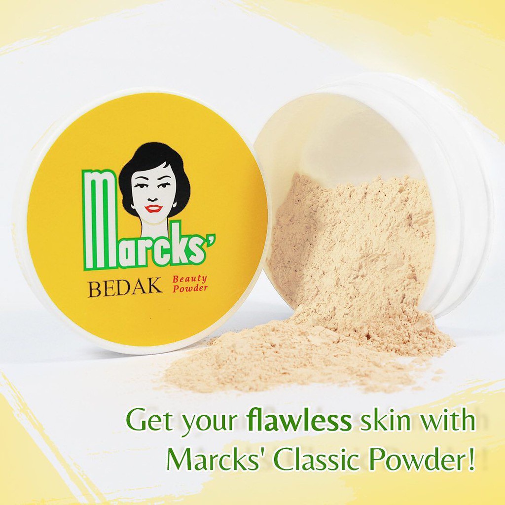 Bedak Tabur Marcks Beauty Powder 40gr // Bedak Tabur Marcks BPOM