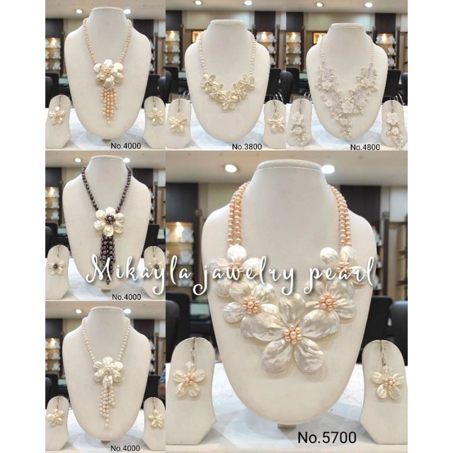 Perhiasan pesta mutiara lombok|Set mutiara asli lombok|Perhiasan asli lombok berserfikat|Perhiasan m