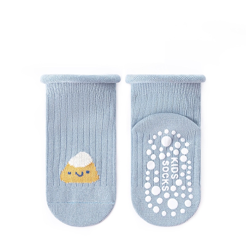 B38 NEW Kaos kaki nonslip bayi motif truffle / kaos kaki pendek bayi 0-5 th