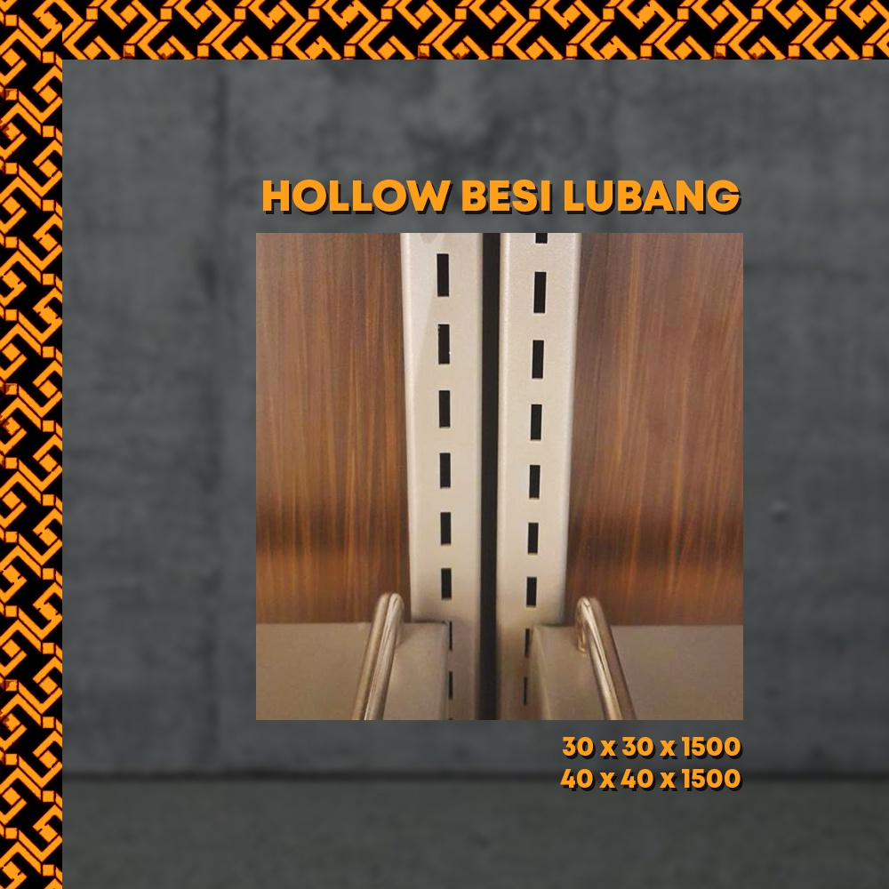 Besi Hollow Lubang | Besi Holo Perforated