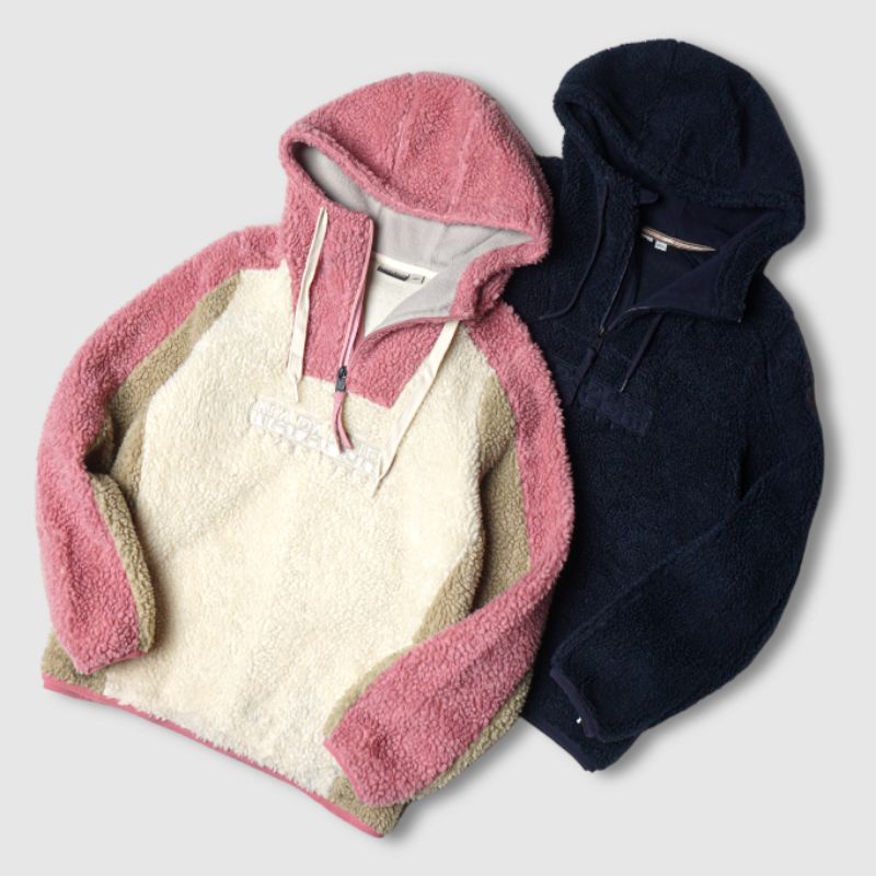 Napapijri hoodie sherpa original