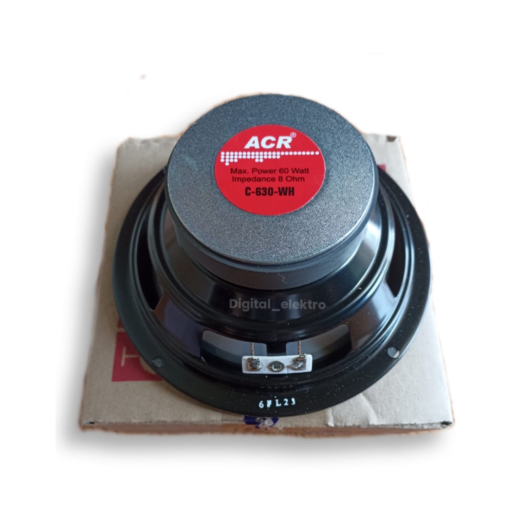 speaker 6 inch ACR woofer C 630 WH polyphane 60Watt