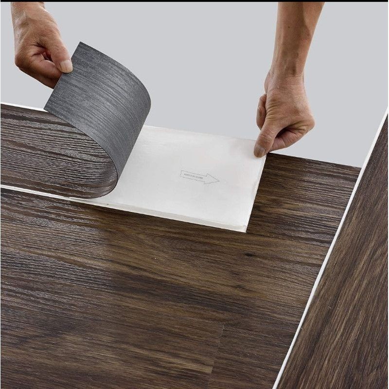 MMM Stiker Lantai Kayu Floorpaper dengan Lem Premium 91.7CM x 15.3CM Tebal 2 MM Vynil Tinggal Pasang Import